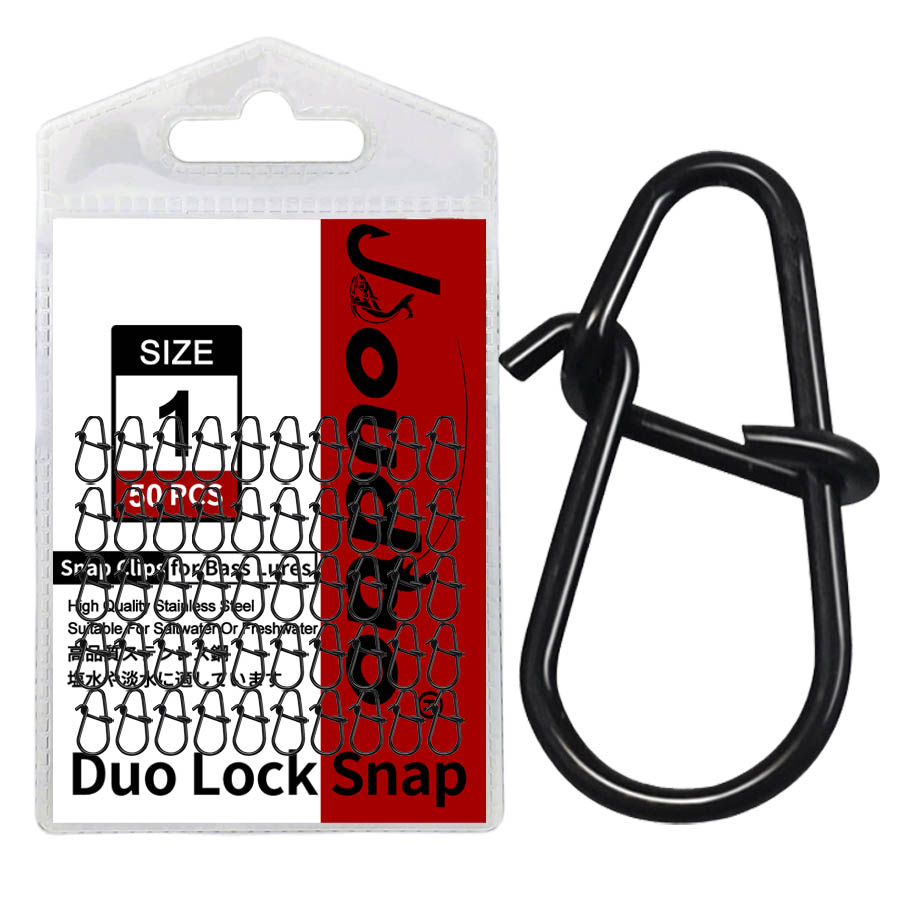 Fishing Hook Sharpener - 50Pcs Crankbait Snaps Stainless Steel Duo