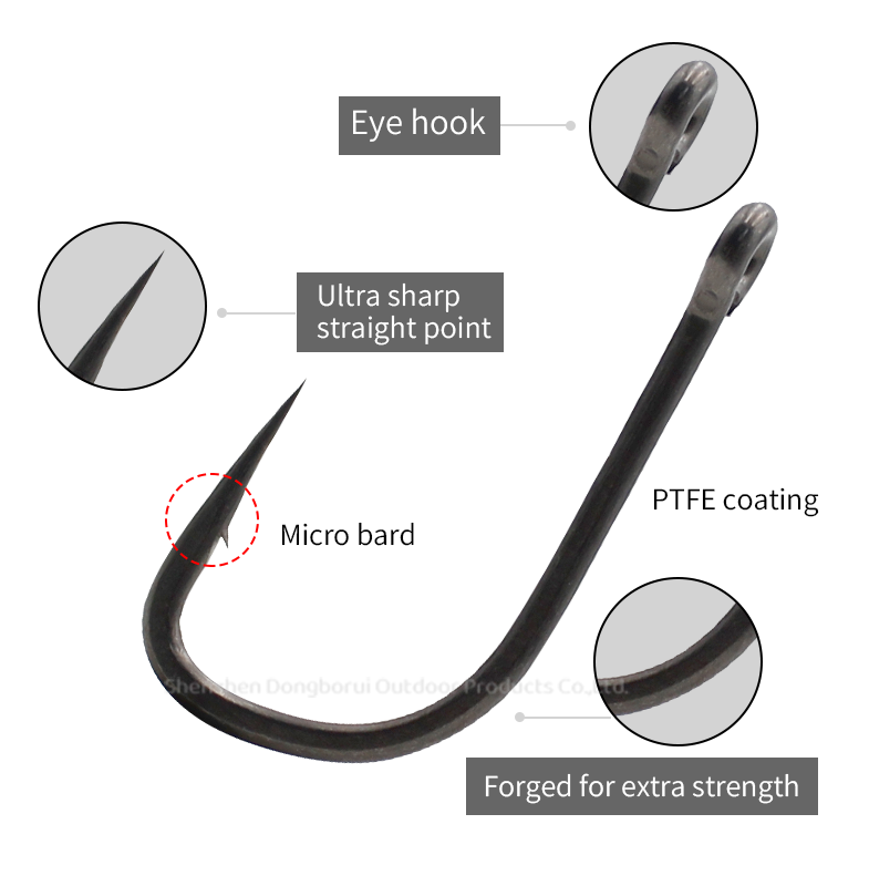 10pcs Carp Fishing Hook Straig - Fishing Hook Assortment review and price