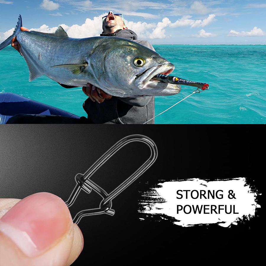 50Pcs Crankbait Snaps Stainles - Fishing Hook Sharpener review and price