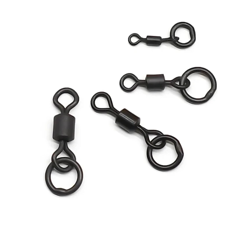50PCS Micro Flexi Hook Swivel  - Fishing Hook Size review and price